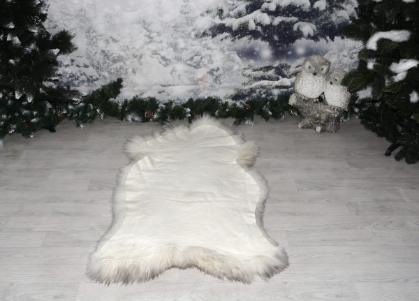 Echtes Lammfell Mufflon Anthrazit (öko) – B-Ware